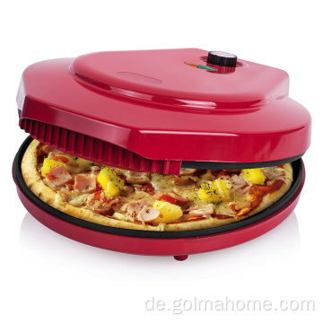 Elektrischer Pizzabäcker 1200W automatische Pizzapfanne Antihaftbeschichtung